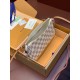 N41207 N41207 White Grid Mahjong Bag：21 x 13 x 3 cm。
