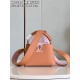 M22206 Brown Yellow Capucines Mini Handbag size:21x14x8 cm