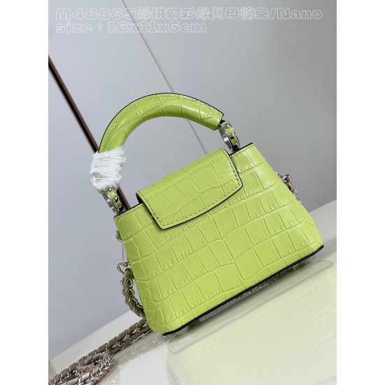  M48865Capucines nano handbagsize：16.3x11x6.5cm