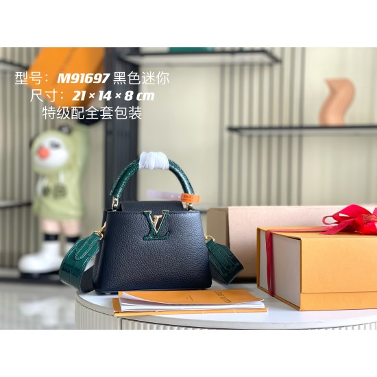 M91697 Capucines Mini Handbag21x14x8