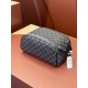 47528Damier Graphite Cosmetic Bag-size28x16x13cm。