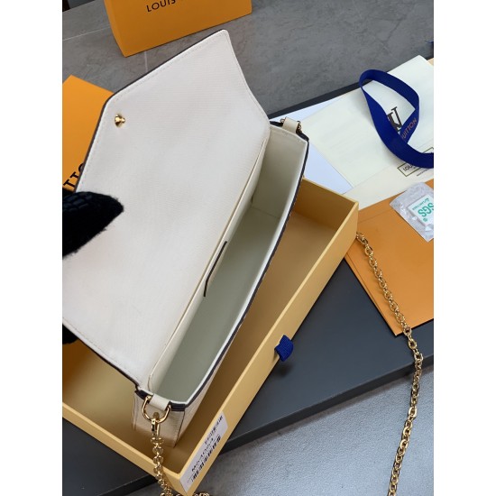 M64064 Pochette Flicie Chain Bag in Beige