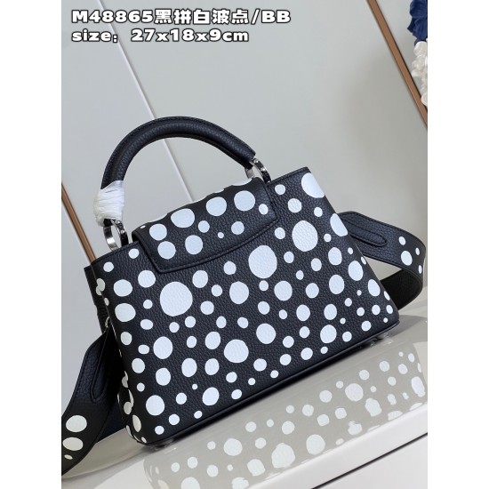 M48865 LV x YK Capucines BBsize：27x18x9cm