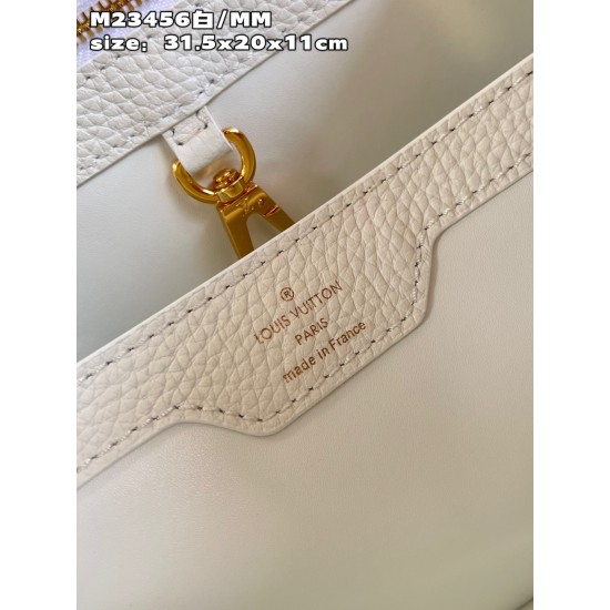  M23456Capucines MM Handbagsize：31.5x20x11cm