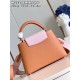  M22206 Brown Yellow Small Capucines BB Handbagsize：27x18x9cm