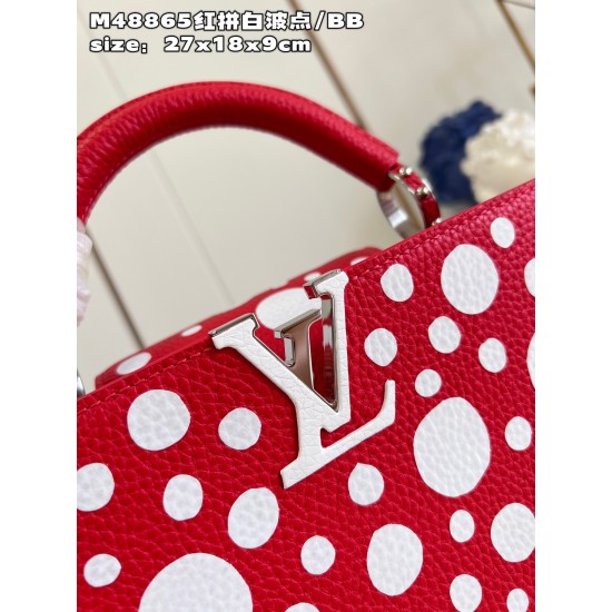  M48865LV x YK Capucines bagsize：27x18x9cm