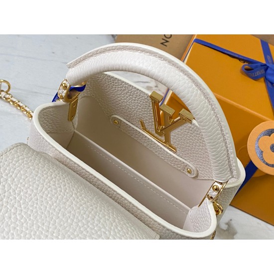 M23082Capucines BB Handbags LV Milky Way 。21148cm 