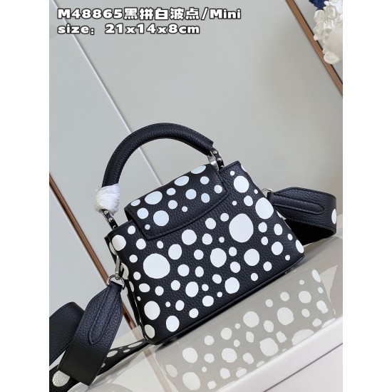 M48865 LV x YK Capucines minisize：21x14x8cm
