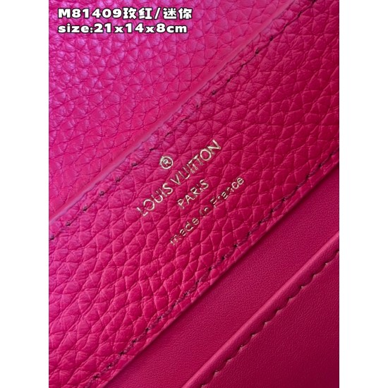  M81409Capucines mini handbagsize:21x14x8cm