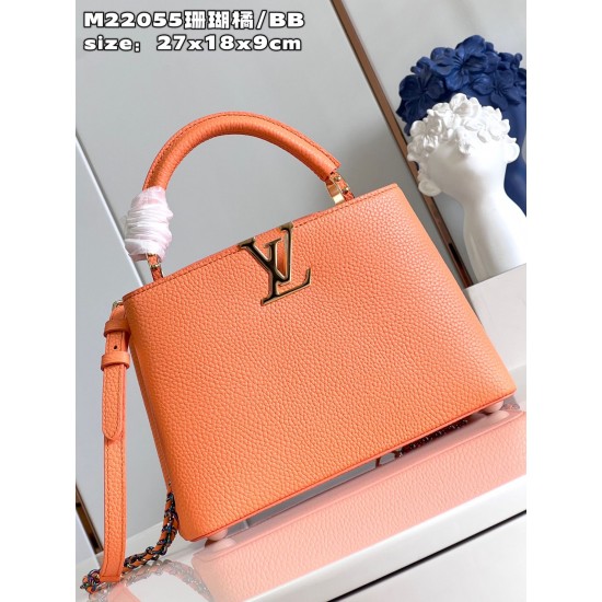 Capucines BB HandbagM22055size：27x18x9cm 