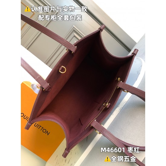 M46601 tote.尺寸:35x27x14CM