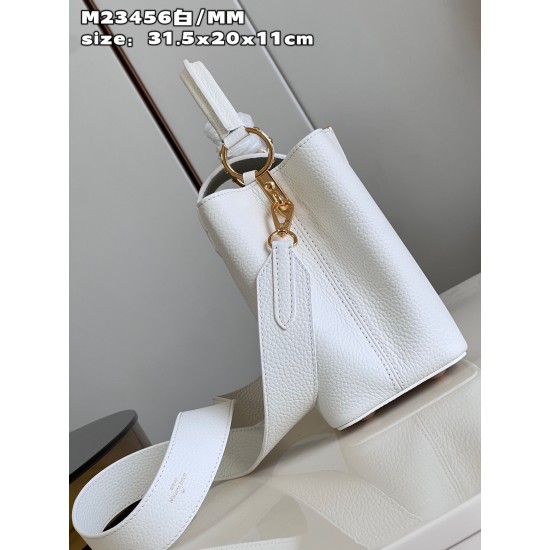  M23456Capucines MM Handbagsize：31.5x20x11cm
