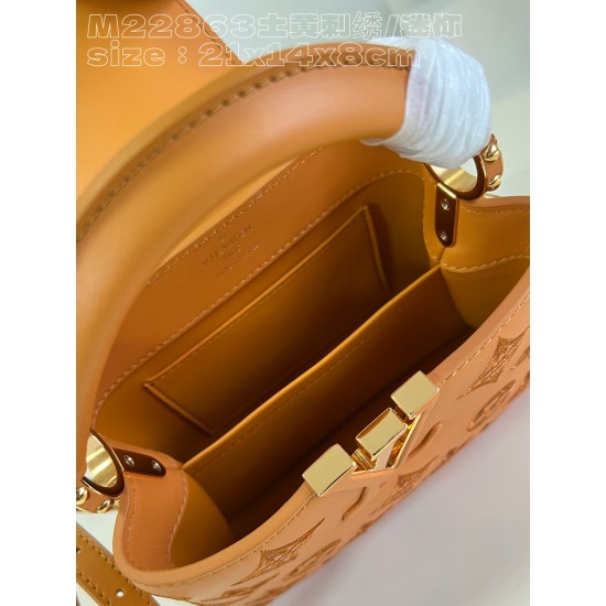 M22863 Capucines mini handbagsize：21x14x8cm