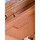 M22206 Brown Yellow Medium Capucines MM Handbag size：31.5x20x11cm