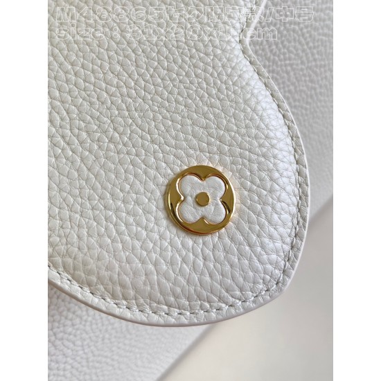  M48865M23082  Capucines MM LV Milky Way 31.5x20x11cm 