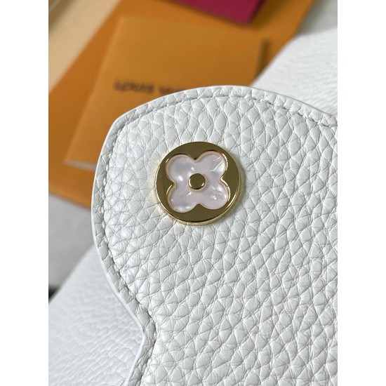 M22121Capucines Capushell Mini Tote Bag：22 x 14 x 7.5 厘米