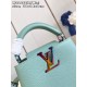 M22055 Green Capucines Mini Capucines Mini handbag。size：21x14x8cm