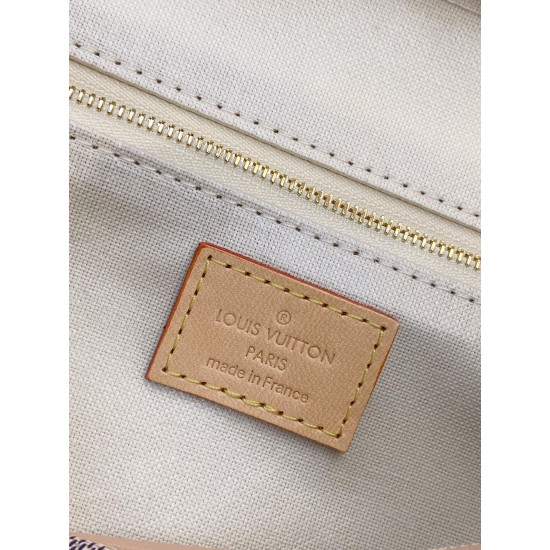 47528Damier Graphite Cosmetic Bag-size28x16x13cm。