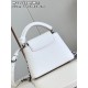 M22055 White Mini Capucines Mini Handbagssize：21x14x8cm