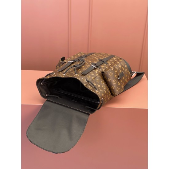 Christopher Medium Shoulder BagM43735：38x44x21cm
