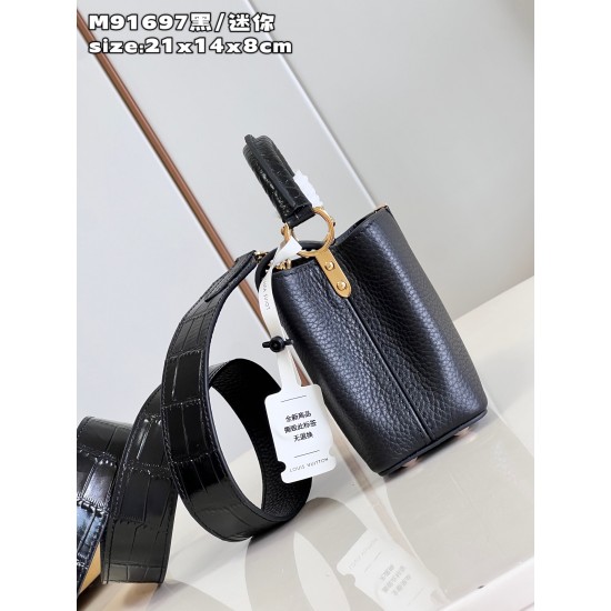  M91697Capucines Mini Handbagsize:21x14x8 cm