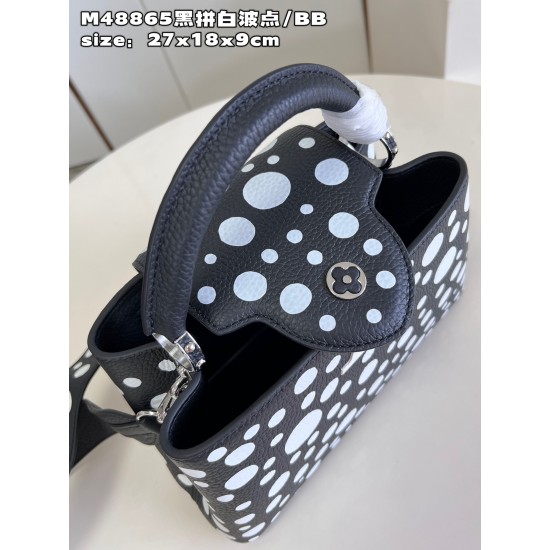M48865 LV x YK Capucines BBsize：27x18x9cm