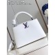 M22055 White Medium Capucines MM Handbagsize：31.5x20x11cm 