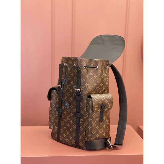 Christopher Medium Shoulder BagM43735：38x44x21cm