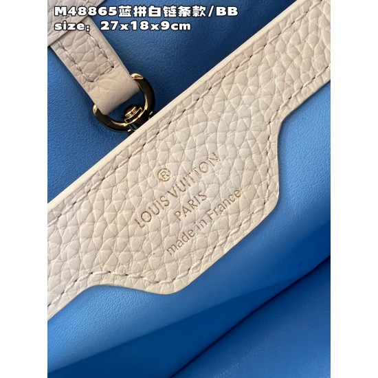 M48865Capucines BB Handbagsize：27x18x9cm 