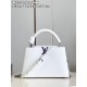 M22055 White Medium Capucines MM Handbagsize：31.5x20x11cm 
