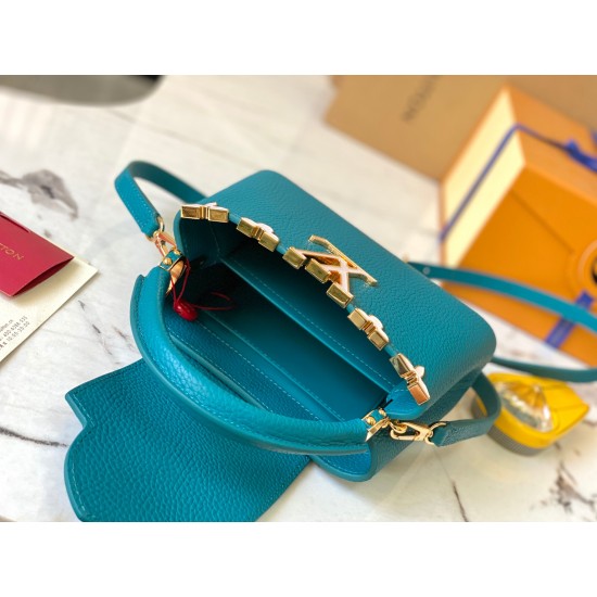  M23330Capucines Mini HandbagSize：21 * 14 * 8Cm