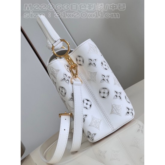  M22863Capucines MM Handbagssize：31.5x20x11cm