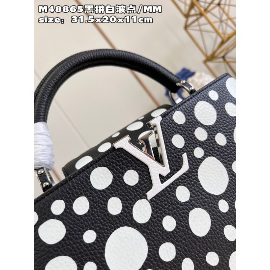 M48865 LV x YK Capucines MMsize：31.5x20x11cm