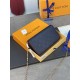 M64064 Pochette Flicie Chain Bag Navy Blue