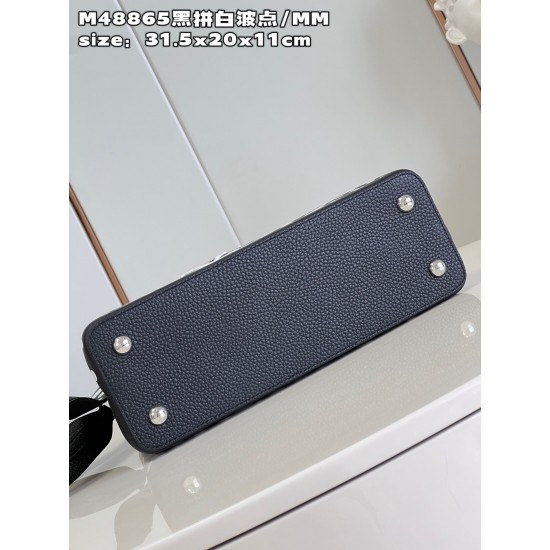 M48865 LV x YK Capucines MMsize：31.5x20x11cm