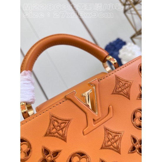 M22863 Capucines BB Handbagsize：27x18x9cm