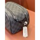 47528Damier Graphite Cosmetic Bag-size28x16x13cm。