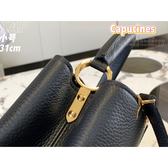  M54663CAPUCINES Medium Handbag:31cmx21x11cm