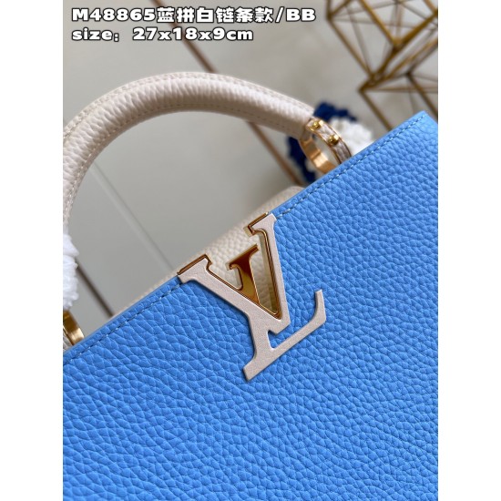 M48865Capucines BB Handbagsize：27x18x9cm 