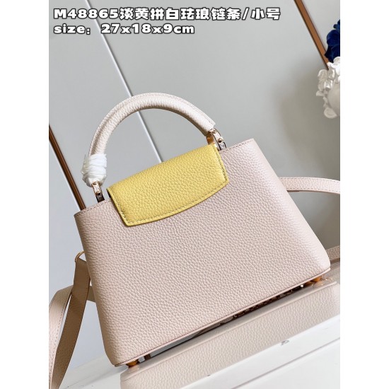 M48865Capucines Small Handbagsize：27x18x9cm