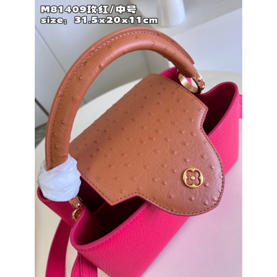 M81409 Capucines MM Handbagsize:31.5 x 20 x 11cm