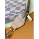 N41207 N41207 White Grid Mahjong Bag：21 x 13 x 3 cm。