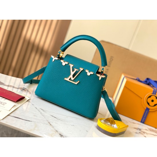  M23330Capucines Mini HandbagSize：21 * 14 * 8Cm